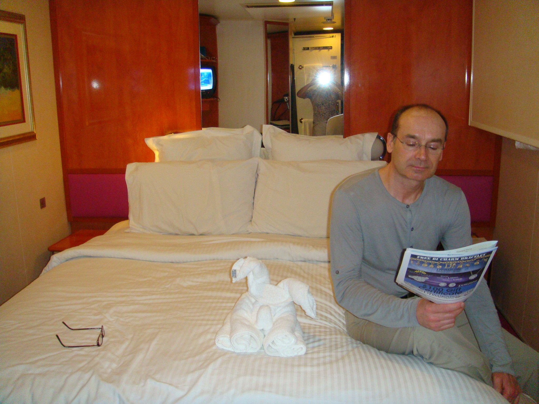 Mieszko Gorski during a family trip