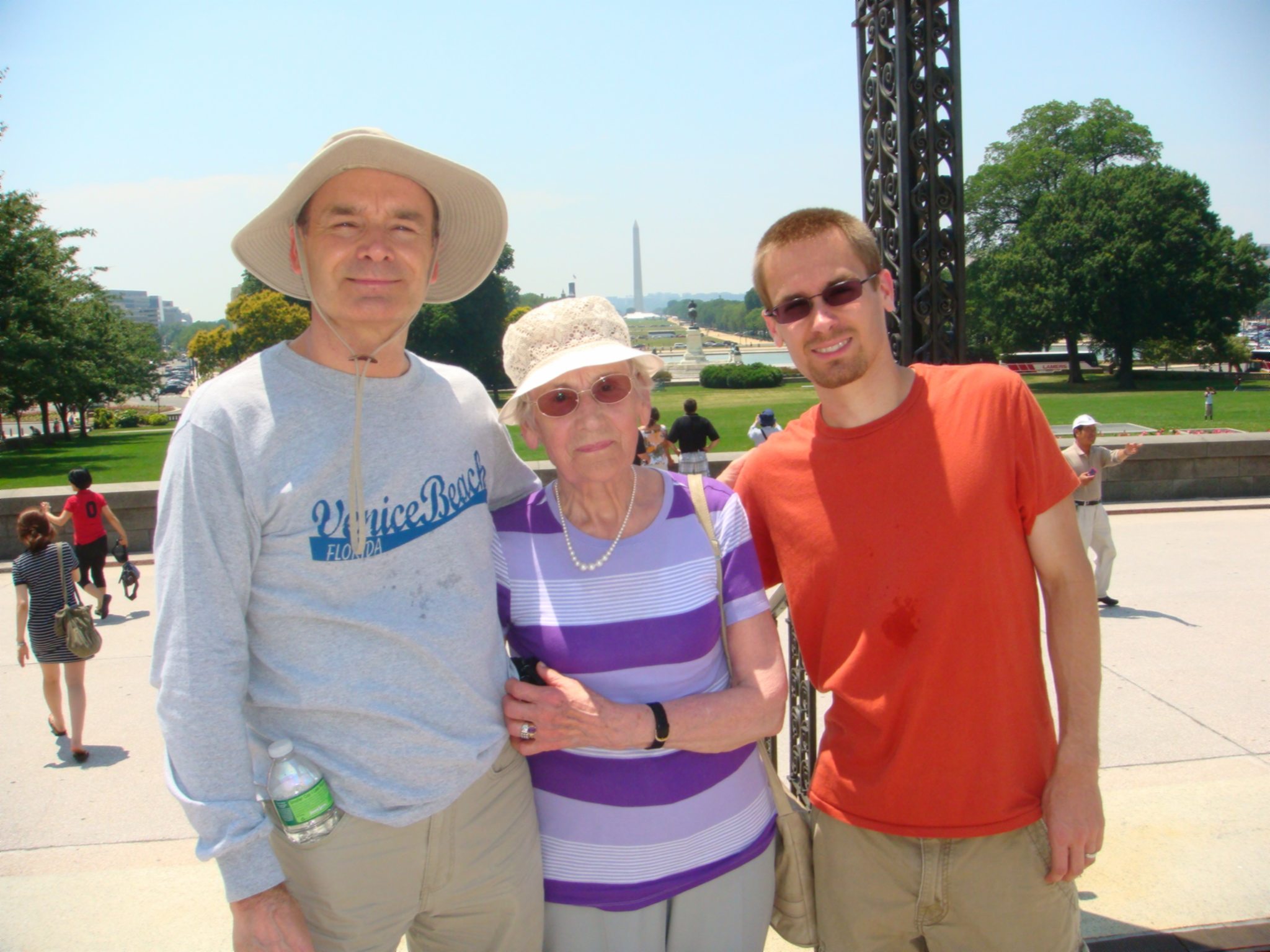 Mieszko Gorski during a family trip